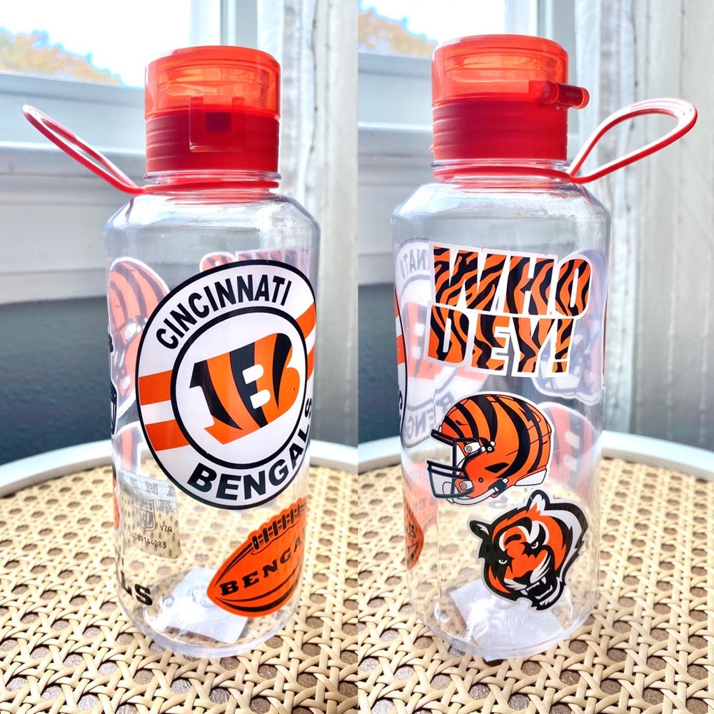 Travel Size Cincinnati Bengals Water Bottle